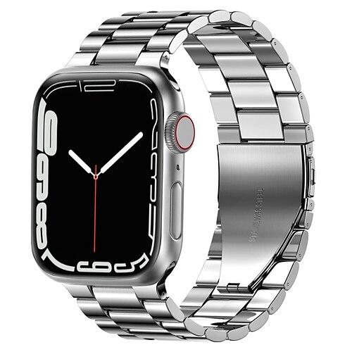 Smart Watch Band for Apple iWatch Series 8 7 6 5 4 3 2 1 SE Apple Watch Series7/6/5/4/3/2/1 / SE 38/40/41mm Apple Watch Series7/6/5/4/3/2/1 / SE 42/44/45mm Stainless Steel Smartwatch Strap Business
Smart Watch Band for Apple iWatch Series 8 7 6 5 4 3 2 1 SE Apple Watch Series7/6/5/4/3/2/1 / SE 38/40/41mm Apple Watch Series7/6/5/4/3/2/1 / SE 42/44/45mm Stainless Steel Smartwatch Strap Business