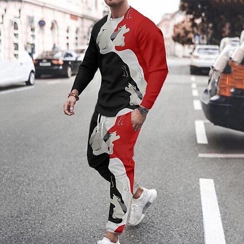 Hombre Tracksuit Sudadera Rojo Cuello Barco Graphic León Casual Diario Festivos Casual Grande y alto De Deporte Primavera Otoño Ropa Sudaderas con capucha Sudaderas Manga Larga
Hombre Tracksuit Sudadera Rojo Cuello Barco Graphic León Casual Diario Festivos Casual Grande y alto De Deporte Primavera Otoño Ropa Sudaderas con capucha Sudaderas Manga Larga