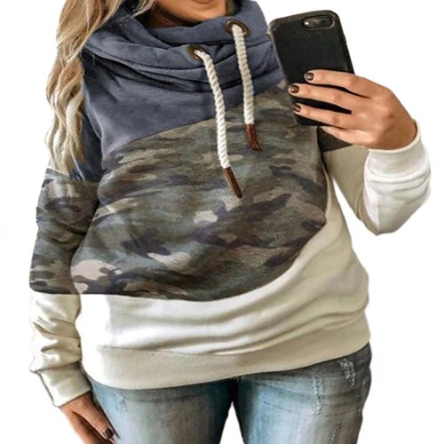 Women's Plus Size Tops Hoodie Sweatshirt Patchwork Long Sleeve Hooded Basic Casual Daily Polyester Winter Fall LeopardBlack Leopard Khaki
Women's Plus Size Tops Hoodie Sweatshirt Patchwork Long Sleeve Hooded Basic Casual Daily Polyester Winter Fall LeopardBlack Leopard Khaki