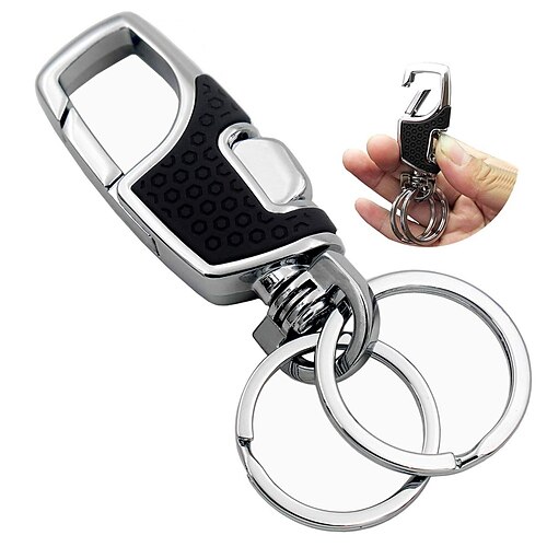 portachiavi con 2 portachiavi extra e confezione regalo portachiavi per auto per impieghi gravosi in lega di zinco per uomini e donne 1 pz
portachiavi con 2 portachiavi extra e confezione regalo portachiavi per auto per impieghi gravosi in lega di zinco per uomini e donne 1 pz