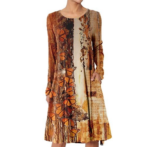 Mujer Vestido de verano Vestido Midi Negro Azul Piscina Amarillo Manga Larga Abstracto Estampado Invierno Otoño Cuello Barco Clásico Holgado 2022 S M L XL XXL 3XL
Mujer Vestido de verano Vestido Midi Negro Azul Piscina Amarillo Manga Larga Abstracto Estampado Invierno Otoño Cuello Barco Clásico Holgado 2022 S M L XL XXL 3XL