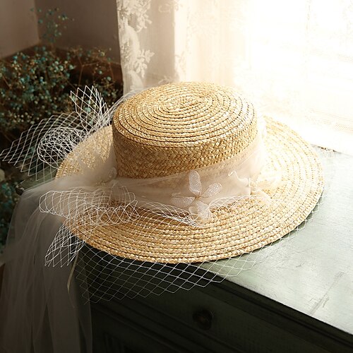Hats Straw Straw Hat Horse Race Ladies Day Flower Style With Imitation Pearl Headpiece Headwear
Hats Straw Straw Hat Horse Race Ladies Day Flower Style With Imitation Pearl Headpiece Headwear