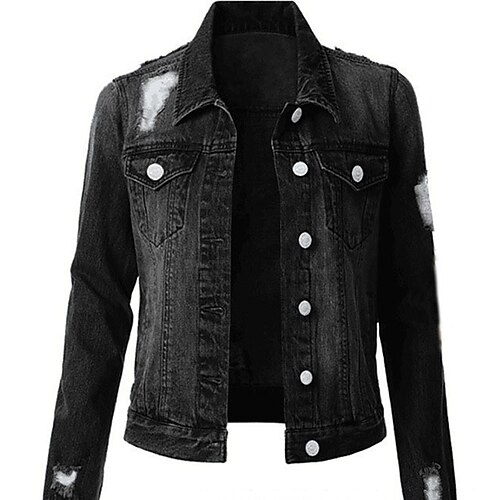 Mujer Talla extra Chaqueta Bolsillo Plano Exterior Casual Manga Larga Cuello Vuelto Corto Invierno Otoño Negro Azul Oscuro Azul claro L XL XXL 3XL
Mujer Talla extra Chaqueta Bolsillo Plano Exterior Casual Manga Larga Cuello Vuelto Corto Invierno Otoño Negro Azul Oscuro Azul claro L XL XXL 3XL