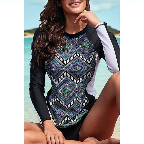 Mulheres Roupa de Banho Anti-Assaduras Mergulho 2 partes Normal roupa de banho Trajes de banho modestos Compressão abdominal Delgado Geometria Preto Fatos de banho novo Casual Férias / Esportes
Mulheres Roupa de Banho Anti-Assaduras Mergulho 2 partes Normal roupa de banho Trajes de banho modestos Compressão abdominal Delgado Geometria Preto Fatos de banho novo Casual Férias / Esportes