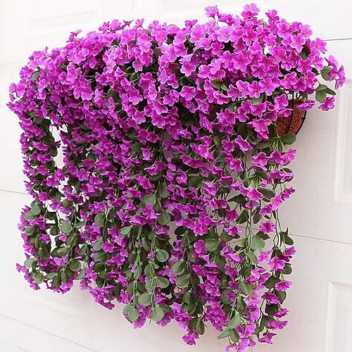 

Silk Modern Style Wall Decor Flower Length 85cm/33 Width 36cm/14 2branch Artificial Flower Plants for Party Home Garden Wedding Decoration