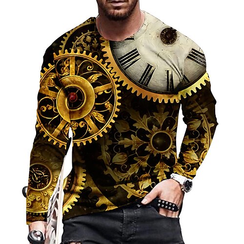 Men's Unisex T shirt Tee Graphic Prints Machine Crew Neck Gold 3D Print Daily Holiday Long Sleeve Print Clothing Apparel Designer Casual Big and Tall
Men's Unisex T shirt Tee Graphic Prints Machine Crew Neck Gold 3D Print Daily Holiday Long Sleeve Print Clothing Apparel Designer Casual Big and Tall