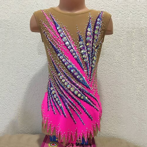 Rhythmic Gymnastics Leotards Artistic Gymnastics Leotards Women's Girls' Leotard Mesh Spandex High Elasticity Handmade Sleeveless Competition Dance Rhythmic Gymnastics Artistic Gymnastics Pink
Rhythmic Gymnastics Leotards Artistic Gymnastics Leotards Women's Girls' Leotard Mesh Spandex High Elasticity Handmade Sleeveless Competition Dance Rhythmic Gymnastics Artistic Gymnastics Pink