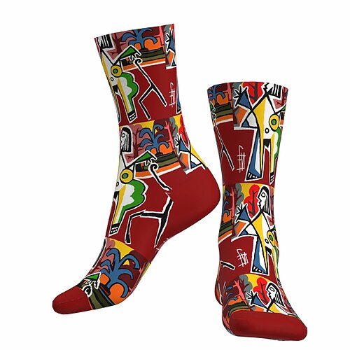 Socks Cycling Socks Men's Women's Outdoor Exercise Bike / Cycling Breathable Soft Comfortable 1 Pair Graphic Cotton Red S M L / Stretchy
Socks Cycling Socks Men's Women's Outdoor Exercise Bike / Cycling Breathable Soft Comfortable 1 Pair Graphic Cotton Red S M L / Stretchy