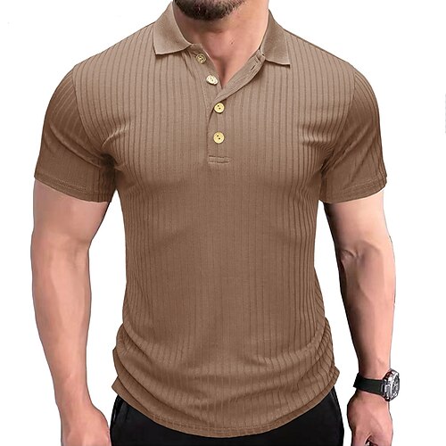 Men's T shirt Tee Solid Color Turndown Street Casual Button-Down Short Sleeve Tops Basic Fashion Classic Comfortable White Black Army Green / Summer
Men's T shirt Tee Solid Color Turndown Street Casual Button-Down Short Sleeve Tops Basic Fashion Classic Comfortable White Black Army Green / Summer