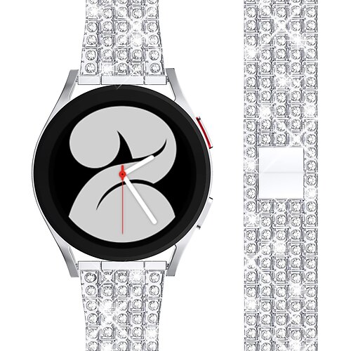1 pcs Smart Watch Band for Samsung Galaxy Gear S2 Classic Watch 42mm Watch 3 41mm Watch Active 2 40mm / 44mm, Watch Active 40mm 20mm Stainless Steel Smartwatch Strap Luxury Bling Diamond Jewelry
1 pcs Smart Watch Band for Samsung Galaxy Gear S2 Classic Watch 42mm Watch 3 41mm Watch Active 2 40mm / 44mm, Watch Active 40mm 20mm Stainless Steel Smartwatch Strap Luxury Bling Diamond Jewelry