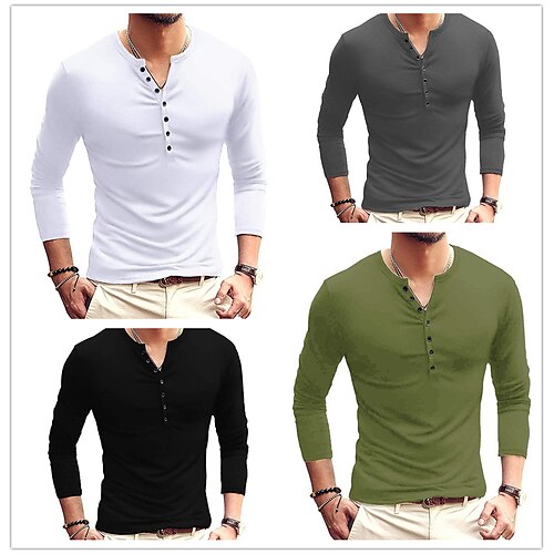 Per uomo maglietta Camicia Maglia a maniche lunghe Liscio Rotonda Normale Ufficio Informale Manica lunga Bottone giù Abbigliamento Cotone Di tendenza Semplice Da cerimonia Essenziale
Per uomo maglietta Camicia Maglia a maniche lunghe Liscio Rotonda Normale Ufficio Informale Manica lunga Bottone giù Abbigliamento Cotone Di tendenza Semplice Da cerimonia Essenziale