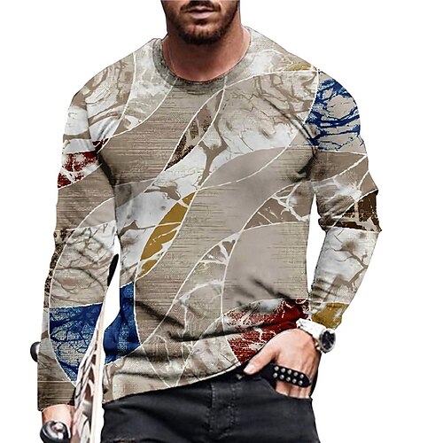 Men's Unisex T shirt Tee Color Block Graphic Prints Crew Neck Blue Gray 3D Print Daily Holiday Long Sleeve Print Clothing Apparel Designer Casual Big and Tall
Men's Unisex T shirt Tee Color Block Graphic Prints Crew Neck Blue Gray 3D Print Daily Holiday Long Sleeve Print Clothing Apparel Designer Casual Big and Tall