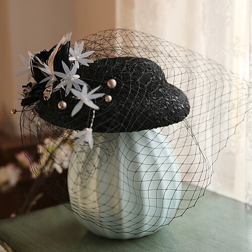 Fascinators Lace Bucket Hat Horse Race Ladies Day Flower With Feather Headpiece Headwear
Fascinators Lace Bucket Hat Horse Race Ladies Day Flower With Feather Headpiece Headwear
