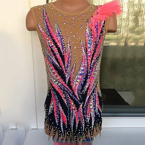 Rhythmic Gymnastics Leotards Artistic Gymnastics Leotards Women's Girls' Leotard Mesh Spandex High Elasticity Handmade Short Sleeve Competition Dance Rhythmic Gymnastics Artistic Gymnastics Pink
Rhythmic Gymnastics Leotards Artistic Gymnastics Leotards Women's Girls' Leotard Mesh Spandex High Elasticity Handmade Short Sleeve Competition Dance Rhythmic Gymnastics Artistic Gymnastics Pink