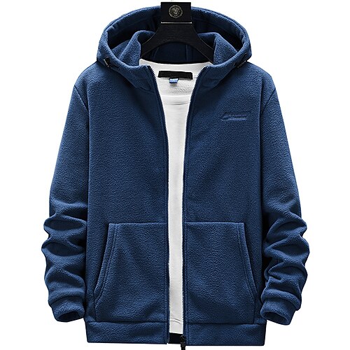 Men's Hoodie Jacket Hiking Windbreaker Hiking Fleece Jacket Winter Outdoor Thermal Warm Windproof Fleece Lining Breathable Outerwear Winter Jacket Trench Coat Ski / Snowboard Fishing Climbing Black
Men's Hoodie Jacket Hiking Windbreaker Hiking Fleece Jacket Winter Outdoor Thermal Warm Windproof Fleece Lining Breathable Outerwear Winter Jacket Trench Coat Ski / Snowboard Fishing Climbing Black