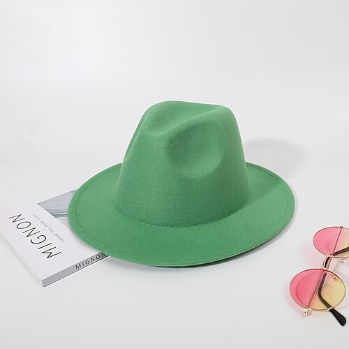 Simple Solid Color Wool Felt Hats with Pure Color 1pc St.Patrick's Day Headpiece
Simple Solid Color Wool Felt Hats with Pure Color 1pc St.Patrick's Day Headpiece