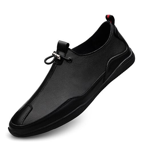 Men's Loafers & Slip-Ons Summer Loafers Casual British Daily Cowhide Black White Fall Spring
Men's Loafers & Slip-Ons Summer Loafers Casual British Daily Cowhide Black White Fall Spring