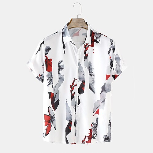 Men's Shirt Summer Hawaiian Shirt Floral Turndown White Casual Daily Short Sleeve Print Clothing Apparel Sports Fashion Casual Comfortable
Men's Shirt Summer Hawaiian Shirt Floral Turndown White Casual Daily Short Sleeve Print Clothing Apparel Sports Fashion Casual Comfortable
