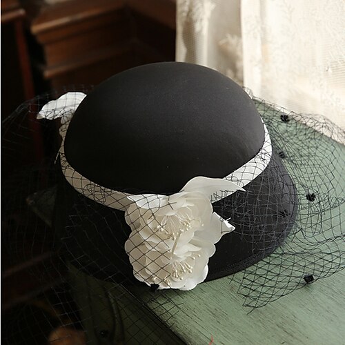 Classic Style Retro Fabric Hats with Floral / Tulle 1pc Party / Evening / Birthday Headpiece
Classic Style Retro Fabric Hats with Floral / Tulle 1pc Party / Evening / Birthday Headpiece