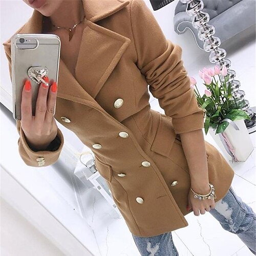 blazer Femme Plein Air du quotidien Sortie Travail Elégant Vêtement de rue Fête de la Saint-Patrick Poche Normal Manteau Vert Noir Rose Claire Printemps Eté Double Boutonnage Col rabattu Standard S M
blazer Femme Plein Air du quotidien Sortie Travail Elégant Vêtement de rue Fête de la Saint-Patrick Poche Normal Manteau Vert Noir Rose Claire Printemps Eté Double Boutonnage Col rabattu Standard S M