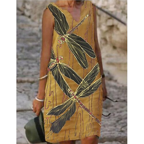 Women's Shift Dress Midi Dress Green Purple Yellow Sleeveless Animal Print Spring Summer V Neck Classic Loose Fit 2022 S M L XL XXL 3XL 4XL 5XL
Women's Shift Dress Midi Dress Green Purple Yellow Sleeveless Animal Print Spring Summer V Neck Classic Loose Fit 2022 S M L XL XXL 3XL 4XL 5XL