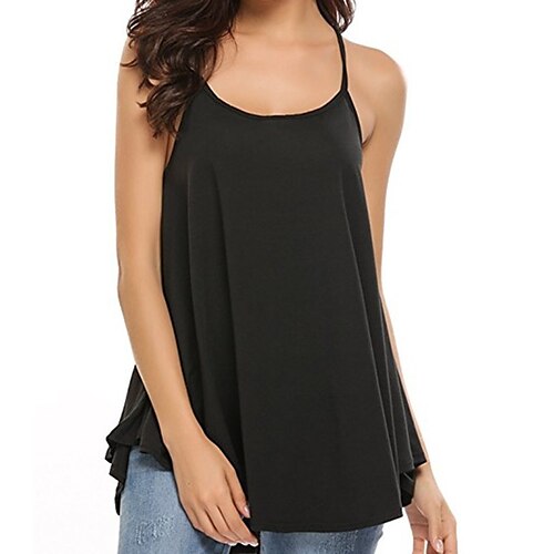 Women's Tank Top Shirt Blue Orange Brown Plain Flowing tunic Sleeveless Holiday Weekend Casual Round Neck Regular Loose Fit S
Women's Tank Top Shirt Blue Orange Brown Plain Flowing tunic Sleeveless Holiday Weekend Casual Round Neck Regular Loose Fit S