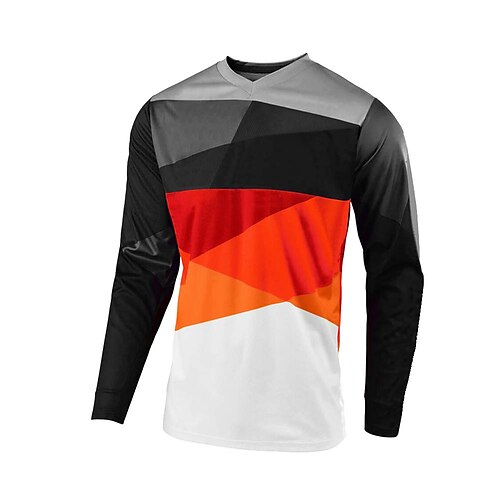 21Grams Men's Downhill Jersey Long Sleeve Mountain Bike MTB Road Bike Cycling White Yellow Bike Breathable Quick Dry Moisture Wicking Polyester Spandex Sports Geometric Clothing Apparel / Athleisure
21Grams Men's Downhill Jersey Long Sleeve Mountain Bike MTB Road Bike Cycling White Yellow Bike Breathable Quick Dry Moisture Wicking Polyester Spandex Sports Geometric Clothing Apparel / Athleisure