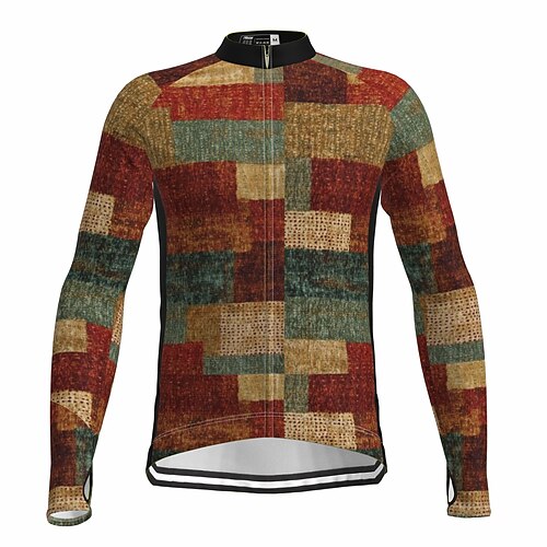 21Grams Men's Cycling Jersey Long Sleeve Bike Top with 3 Rear Pockets Mountain Bike MTB Road Bike Cycling Breathable Quick Dry Moisture Wicking Reflective Strips Green Purple Yellow Polyester Spandex
21Grams Men's Cycling Jersey Long Sleeve Bike Top with 3 Rear Pockets Mountain Bike MTB Road Bike Cycling Breathable Quick Dry Moisture Wicking Reflective Strips Green Purple Yellow Polyester Spandex