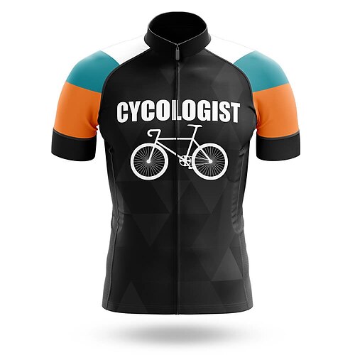 21Grams Men's Cycling Jersey Short Sleeve Bike Top with 3 Rear Pockets Mountain Bike MTB Road Bike Cycling Breathable Quick Dry Moisture Wicking Reflective Strips Black Graphic Color Block Polyester
21Grams Men's Cycling Jersey Short Sleeve Bike Top with 3 Rear Pockets Mountain Bike MTB Road Bike Cycling Breathable Quick Dry Moisture Wicking Reflective Strips Black Graphic Color Block Polyester