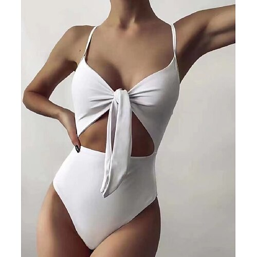 Women's Swimwear One Piece Monokini Bathing Suits trikini Normal Swimsuit Cut Out Slim Solid Color Green White Black Red Camisole Bodysuit Strap Bathing Suits New Vacation Fashion / Sexy
Women's Swimwear One Piece Monokini Bathing Suits trikini Normal Swimsuit Cut Out Slim Solid Color Green White Black Red Camisole Bodysuit Strap Bathing Suits New Vacation Fashion / Sexy