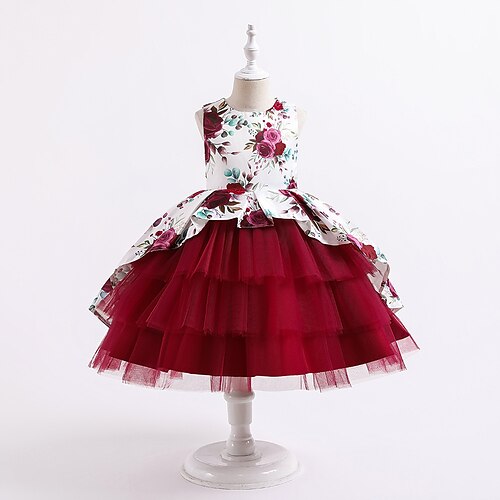 Kids Girls' Dress Floral Tulle Dress Midi Dress Special Occasion Patchwork Sleeveless Elegant Dress 2-8 Years Spring Blue Gold Pink
Kids Girls' Dress Floral Tulle Dress Midi Dress Special Occasion Patchwork Sleeveless Elegant Dress 2-8 Years Spring Blue Gold Pink