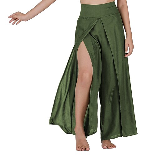 Women's Flare Chinos Pants Trousers Green Wine Army Green High Waist Flapper Casual / Sporty Hip-Hop Casual Weekend Split Baggy Micro-elastic Full Length Comfort Plain S M L XL / High Cut / Loose Fit
Women's Flare Chinos Pants Trousers Green Wine Army Green High Waist Flapper Casual / Sporty Hip-Hop Casual Weekend Split Baggy Micro-elastic Full Length Comfort Plain S M L XL / High Cut / Loose Fit