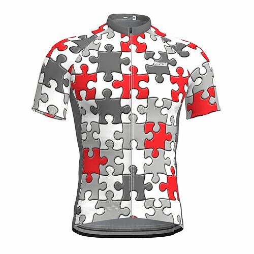 21Grams Men's Cycling Jersey Short Sleeve Bike Top with 3 Rear Pockets Mountain Bike MTB Road Bike Cycling Breathable Quick Dry Moisture Wicking Reflective Strips Grey Graphic Polyester Spandex Sports
21Grams Men's Cycling Jersey Short Sleeve Bike Top with 3 Rear Pockets Mountain Bike MTB Road Bike Cycling Breathable Quick Dry Moisture Wicking Reflective Strips Grey Graphic Polyester Spandex Sports