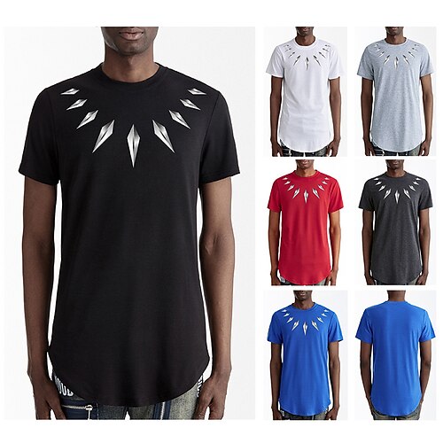 Herren T Shirt Graphic Rundhalsausschnitt Blau Hellgrau Dunkelgray Rote Weiß Casual Täglich Kurzarm Bekleidung Sport Modisch Leicht Groß und hoch / Sommer
Herren T Shirt Graphic Rundhalsausschnitt Blau Hellgrau Dunkelgray Rote Weiß Casual Täglich Kurzarm Bekleidung Sport Modisch Leicht Groß und hoch / Sommer