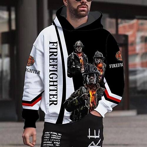 Homme Sweat à capuche Noir et Blanc Orange Blanche Noir Capuche Graphic Flamme Imprimer Sport Loisir du quotidien 3D effet Vêtement de rue Design Casual Printemps Automne Vêtement Tenue Firemen
Homme Sweat à capuche Noir et Blanc Orange Blanche Noir Capuche Graphic Flamme Imprimer Sport Loisir du quotidien 3D effet Vêtement de rue Design Casual Printemps Automne Vêtement Tenue Firemen