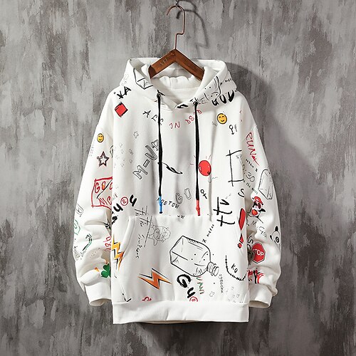 Men's Hoodie Blue Yellow White Black Hooded Graphic Graffiti Front Pocket Casual Cool Casual Big and Tall Winter Spring & Fall Clothing Apparel Hoodies Sweatshirts Long Sleeve
Men's Hoodie Blue Yellow White Black Hooded Graphic Graffiti Front Pocket Casual Cool Casual Big and Tall Winter Spring & Fall Clothing Apparel Hoodies Sweatshirts Long Sleeve