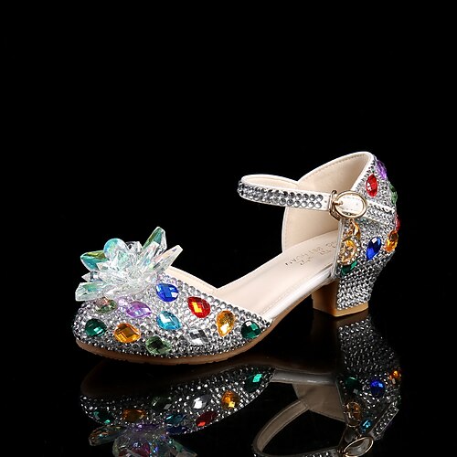 Girls' Sandals Heel Flower Girl Shoes Princess Shoes Rubber Cosplay Princess Shoes Big Kids(7years ) Little Kids(4-7ys) Party Wedding Buckle Crystal / Rhinestone Flower Light Purple White / Pink Blue
Girls' Sandals Heel Flower Girl Shoes Princess Shoes Rubber Cosplay Princess Shoes Big Kids(7years ) Little Kids(4-7ys) Party Wedding Buckle Crystal / Rhinestone Flower Light Purple White / Pink Blue