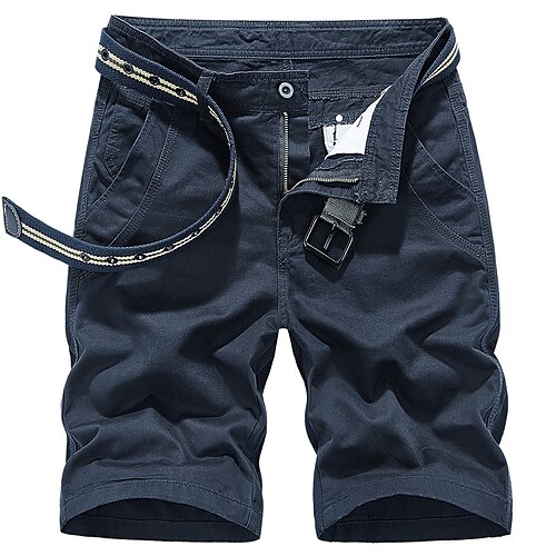 Men's Cargo Shorts Casual Shorts Multi Pocket Solid Color Knee Length Daily Holiday 100% Cotton Streetwear Stylish ArmyGreen Black Inelastic
Men's Cargo Shorts Casual Shorts Multi Pocket Solid Color Knee Length Daily Holiday 100% Cotton Streetwear Stylish ArmyGreen Black Inelastic