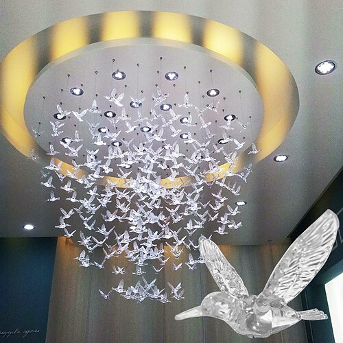 Selling Pendant Bird Electroplating Abs Bird Mall Ceiling Wedding Decoration Crafts Acrylic Aerial Hanging Bird
Selling Pendant Bird Electroplating Abs Bird Mall Ceiling Wedding Decoration Crafts Acrylic Aerial Hanging Bird