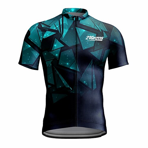 21Grams Men's Cycling Jersey Short Sleeve Bike Top with 3 Rear Pockets Mountain Bike MTB Road Bike Cycling Breathable Quick Dry Moisture Wicking Reflective Strips Green Purple Yellow Polyester Spandex
21Grams Men's Cycling Jersey Short Sleeve Bike Top with 3 Rear Pockets Mountain Bike MTB Road Bike Cycling Breathable Quick Dry Moisture Wicking Reflective Strips Green Purple Yellow Polyester Spandex