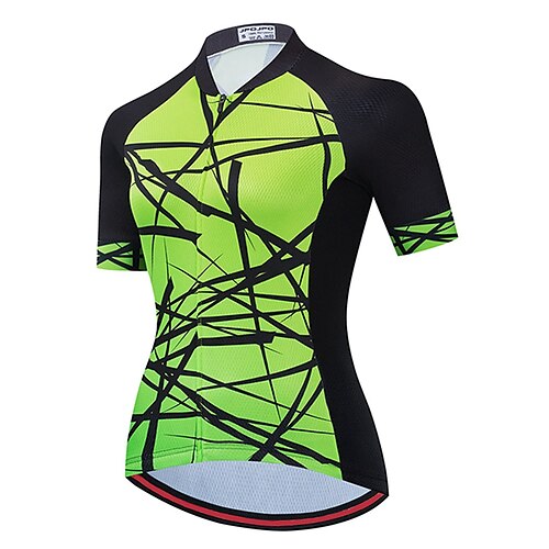 21Grams Women's Cycling Jersey Short Sleeve Bike Top with 3 Rear Pockets Mountain Bike MTB Road Bike Cycling Breathable Quick Dry Moisture Wicking Reflective Strips Green Graffiti Polyester Spandex
21Grams Women's Cycling Jersey Short Sleeve Bike Top with 3 Rear Pockets Mountain Bike MTB Road Bike Cycling Breathable Quick Dry Moisture Wicking Reflective Strips Green Graffiti Polyester Spandex