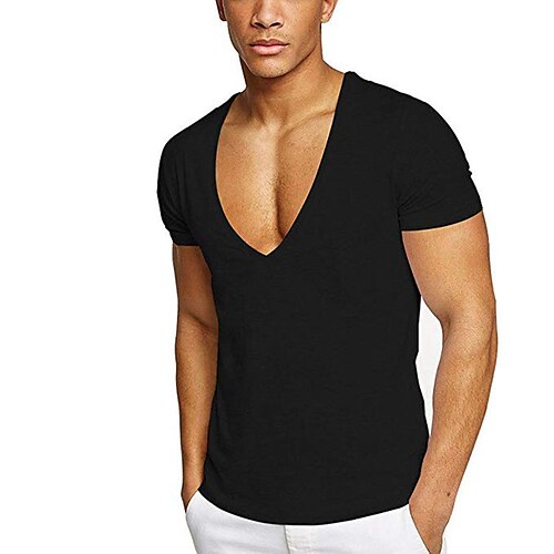 Men's Running Shirt V Neck Cotton Solid Colored Sport Athleisure Tee Tshirt Shirt Short Sleeve Breathable Quick Dry Moisture Wicking Soft Running Active Training Walking Jogging Exercise Athletic
Men's Running Shirt V Neck Cotton Solid Colored Sport Athleisure Tee Tshirt Shirt Short Sleeve Breathable Quick Dry Moisture Wicking Soft Running Active Training Walking Jogging Exercise Athletic