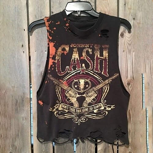 Women's Plus Size Tops T shirt Tee Letter Print Sleeveless Crewneck Vintage Streetwear Daily Going out Polyester Spring Summer Black Blue
Women's Plus Size Tops T shirt Tee Letter Print Sleeveless Crewneck Vintage Streetwear Daily Going out Polyester Spring Summer Black Blue