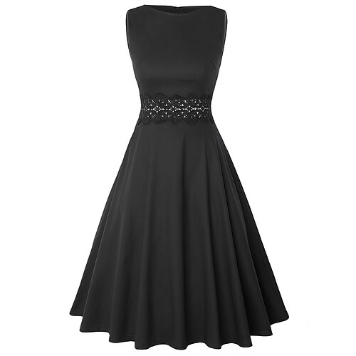 Damen A Linie Kleid Knielanges Kleid Schwarz Wein Marineblau Ärmellos Einfarbig Patchwork Sommer Frühling Rundhalsausschnitt Vintage Sommerkleid 2023 S M L XL XXL
Damen A Linie Kleid Knielanges Kleid Schwarz Wein Marineblau Ärmellos Einfarbig Patchwork Sommer Frühling Rundhalsausschnitt Vintage Sommerkleid 2023 S M L XL XXL