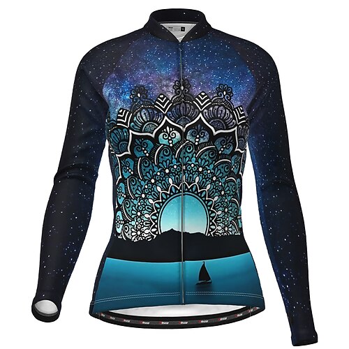 21Grams Women's Cycling Jacket Cycling Jersey Long Sleeve Bike Jacket Top with 3 Rear Pockets Mountain Bike MTB Road Bike Cycling Thermal Warm Warm Breathable Quick Dry Dark Navy Polyester Sports
21Grams Women's Cycling Jacket Cycling Jersey Long Sleeve Bike Jacket Top with 3 Rear Pockets Mountain Bike MTB Road Bike Cycling Thermal Warm Warm Breathable Quick Dry Dark Navy Polyester Sports