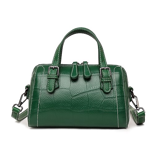 Women's Top Handle Bag PU Leather Zipper Solid Color Date Office & Career Green Black
Women's Top Handle Bag PU Leather Zipper Solid Color Date Office & Career Green Black
