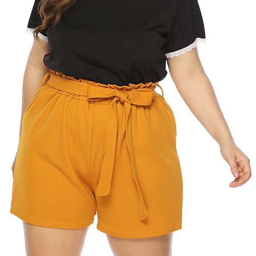 Women's Plus Size Chinos Shorts Pocket Solid Color Streetwear Casual Daily Vacation Natural Short Spring Summer Black Yellow Red L XL XXL 3XL 4XL
Women's Plus Size Chinos Shorts Pocket Solid Color Streetwear Casual Daily Vacation Natural Short Spring Summer Black Yellow Red L XL XXL 3XL 4XL