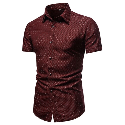 Men's Shirt Dress Shirt Argyle Classic Collar Wine Orange Navy Blue Beige White Casual Daily Short Sleeve Clothing Apparel Fashion Casual
Men's Shirt Dress Shirt Argyle Classic Collar Wine Orange Navy Blue Beige White Casual Daily Short Sleeve Clothing Apparel Fashion Casual