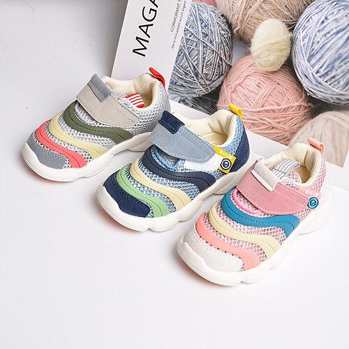 Boys' Girls' Sneakers Sports Outdoors Casual School Shoes Daily Mesh Breathability Non-slipping Little Kids(4-7ys) School Indoor Outdoor Outdoor Exercise Running Shoes Light Pink Gray Light Blue
Boys' Girls' Sneakers Sports Outdoors Casual School Shoes Daily Mesh Breathability Non-slipping Little Kids(4-7ys) School Indoor Outdoor Outdoor Exercise Running Shoes Light Pink Gray Light Blue