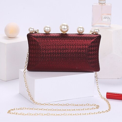 Women's Evening Bag Polyester Chain Solid Color Party / Evening Daily White Black Pink Gold
Women's Evening Bag Polyester Chain Solid Color Party / Evening Daily White Black Pink Gold